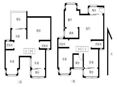 锦绣祥安，顶楼楼中楼，可做六个房间，赠送面积可达到220平