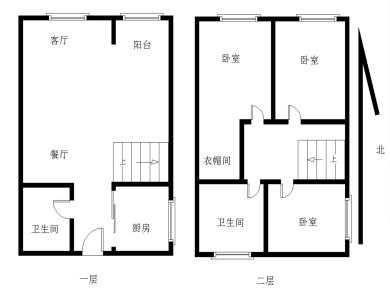 龙湖春江郦城、挑高5.8米复式使用130平方，做四房